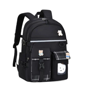 ARMELIA SHOP Tas Ransel Anak Perempuan Ringan Multi-Warna Tas Ransel Anak dengan Penutup Ritsleting