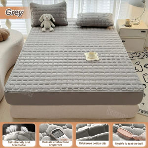 Bed sheet 100% Waterproof Mattress Cover Quilted Cotton Mattress Pad Fitted Bed Sheet Mattress Protector Garterized Design Bed Cover