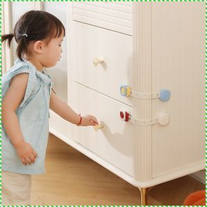ตู้ล็อคเด็ก หัวเข็มขัดลิ้นชัก ล็อคประตูเด็ก ประตูบานเลื่อน ล็อคเด็ก ความปลอดภัย แข็งแรงและทนทาน