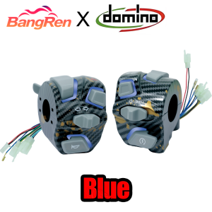 Bangren X Domino Click Switch Whit Light Waterproof Horn/ High&Low/PASSING LIGHT /ON/OFF Universal