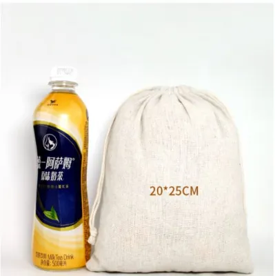 [SG ready stocks] Drawstring Burlaps Pouch Linen Pouch perfume bags bamboo charcoal cloth bag