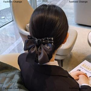 [COD] Fashion Change Vocational Nurse Airline Stewardess Hair Net Pocket Accessories Elegant Hair Bow Work Hairpin