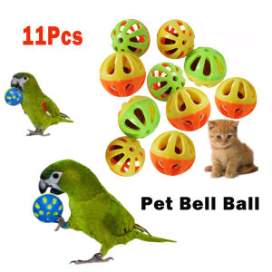 Bird Toys Set Parrot Basketball Toy with Colorful Rattan Balls Lovebirds Toys Accessories