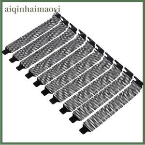 aiqinhaimaoyi 10Pcs New black PCI slot cover dust filter blanking plate hard steel