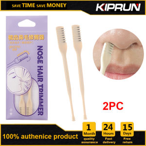 KIPRUN Nose Hair Cleaner 360 Degree Rotating Double Head Nose Hair Trimmer Secure Nostril Cavity Cleaning Hair Removal Tool