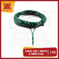 Kabel Roll Bintik HIJAU 0,5 MM (20 METER) - Kabel Body Bintik serabut Tembaga Ukuran 0,5 UNIVERSAL. 