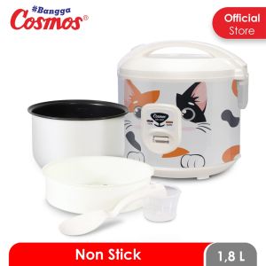 Cosmos Rice Cooker Fabelia Series CRJ3307 / CRJ-3307 Kapasitas 1.8L Panci Anti Lengket
