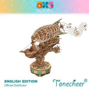 Tonecheer DIY Transmission model Sailing In Fog (TQ423) DIY Wooden Musical Puzzle