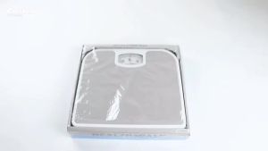 Industrial Strength Mechanical Platform Scale for Home Use Heavy Duty og Body Weight Scale No Batteries Ever High Capacity 130kg Precision Calition Large Non Slip Rubber Platform for Bathroom Floor