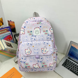 WYK170 Tas Ransel Wanita Korea Sekolah Kuliah Corak Bunny Backpack School Impor TKM
