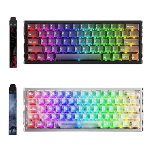 Aluminum Alloy Gaming Keyboards Magnetic Axises Switches Hollows Body Comfortable Typing Experience