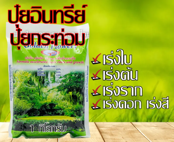 ปุ๋ยอินทรีย์อัดเม็ด เร่งใบ เร่งต้น เร่งราก