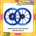 VND Premium Velg Tipe VD P10 Palang 10 Ukuran 185 215 Ring 14 Beat Vario 110 All Series Scoopy Lama Spacy Genio Set Depan Belakang Original VND RACING PREMIUM. 