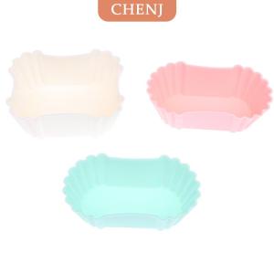 [COD] CHENJ กล่องข้าวมีซับ3ชิ้น กล่องใส่อาหารซิลิโคนนิ่มทำความสะอาดง่ายอุปกรณ์จัดเก็บซูชิแบบใช้ซ้ำได้