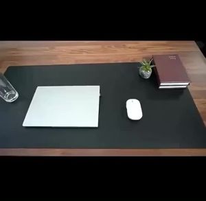[SG Stock]Leather Laptop Mat Waterproof Mouse pad Office Mouse Mat  Square Leather Mouse Pad Desk Mice Mat