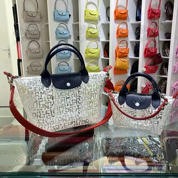 Longchamp transparent discount bag