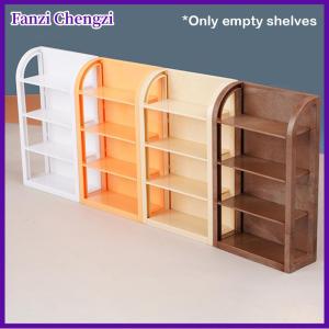 Fanzi บ้านตุ๊กตา1:12ขนาดเล็กชั้นวางของในซูเปอร์มาร์เก็ตจัดแสดงชั้นวางของตกแต่งฉากของเล่นตุ๊กตาอุปกรณ์ตกแต่งบ้าน