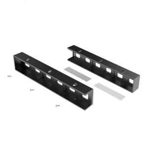 Dọc máy tính xách tay lưu trữ đứng với antiscratch Pad an toàn dưới bàn gắn kết cho văn phòng và nhà sử dụng không gian hiệu quả