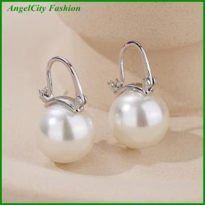 AngelCity Fashion Store Ancient Style Bead Earrings Gentle Fashion Temperament Ear Buckle For Women Girls Retro Earrings Jewelry Accessories Gifts
