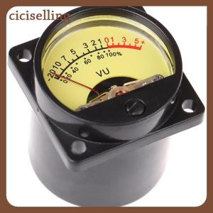 [ciciselling] 1Pc Panel VU Meter 6-12V Bulb Warm Back Light Recording Audio Level Amp Meter