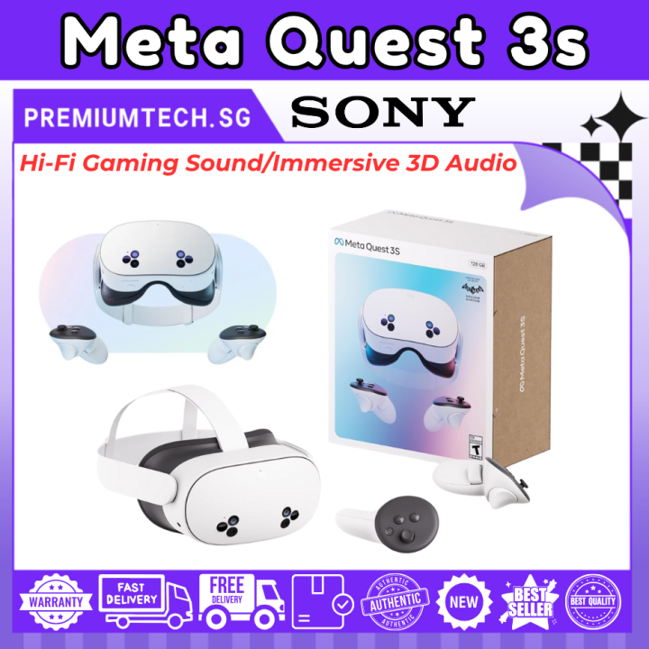 Meta Quest 3/Quest 3S Snapdragon XR2 Gen Mixed-Reality VR