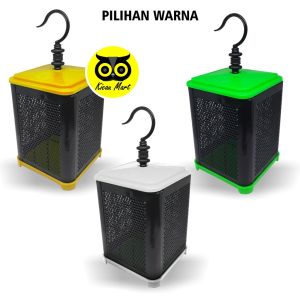 Kicau Mart Kandang Jangkrik Merek Sempati Kotak Plastik Wadah Ulat Belalang Kecoa Kelabang Size Jumbo Large Kjks PUTIH