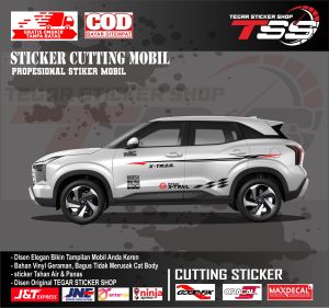 sticker mobil nissan x-trail sticker lis mobil nissan xtrail sticker mobil sticker motif variasi body mobil keren