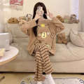 Kids Girls Korean Pajamas Set Cotton & Polyester Sleepwear for Girl's Clothing Cartoon Pyajama Sets Kids Girl & Boy Kids' Clothing. 