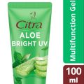 Citra Fresh Glow Multifunction Gel Aloe Aloevera Bright Uv 100 ml Ukuran Kecil Pelembab Wajah Tubuh. 