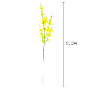 Bunga Anggrek Plastik Dancing Orchid Artificial Flower Wedding Home Decoration Photo Props