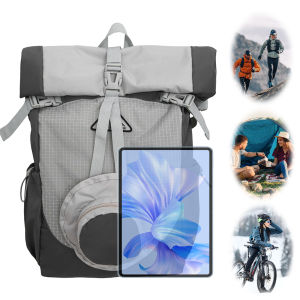 PU Waterproof Mens Backpack for Outdoor Travel Cycling and Hiking with Lightweight Design