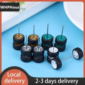 [COD] WHPHous Ship within 24 hours 1 64 Wheels For Hotwheels with Rubber Tire Model Model Car Modified Parts Toys
