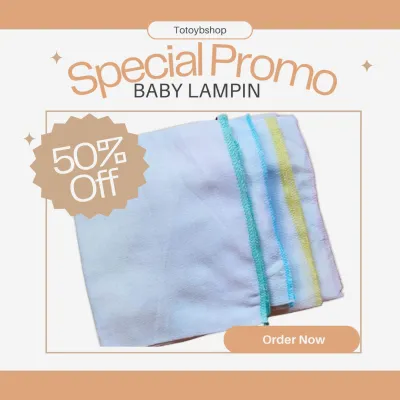 BABY LAMPIN 12PCS 3PCS 6PCS 1PC BIRDS EYE 13X27 SIZE BABY CLOTH DIAPER