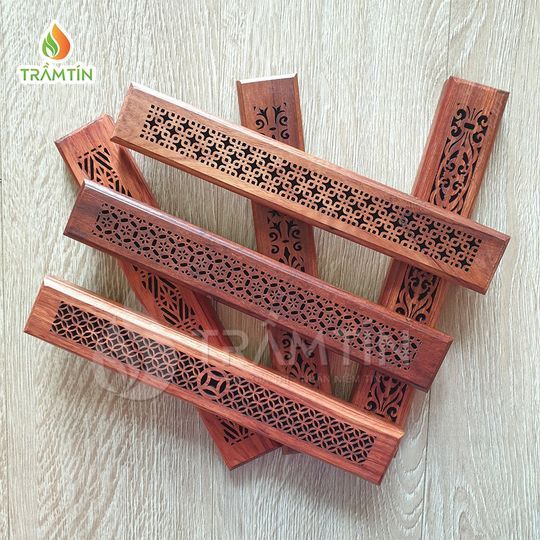 Nhang trầm hương không tăm thương hiệu Trầm Tín - 100% thiên nhiên, không chứa hóa chất, mùi hương dịu ngọt, nhẹ nhàng