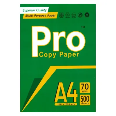 Paper One A4 Copier Paper 70gsm / 75gsm / 80gsm 500s | PRO COPY A4 Copier Paper 70gsm 500S 500s
