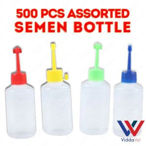 100ml Semen Squeeze Container Pack 500pcs Pig Swine Veterinary Supply for swine artificial insemination