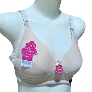 Sport Bra Wanita Lutino Fullcup Tanpa Kawat untuk Yoga & Fitness - Warna Coklat Tua Ukuran 34-48