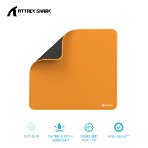 Attack Shark CM02 Gaming Mouse Pad for Esports Speed Large Mouse mats for Desk Waterproof Surface Stitched Edges and Anti-Slip Rubber Base