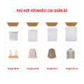 Túi lưới giặt kháng khuẩn ECOCO co giãn đa chiều bảo vệ quần áo, Túi giặt đồ lót thế hệ mới, làm sạch và chống biến dạng. 