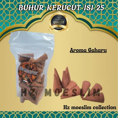 Buhur Aroma Gaharu Isi 50 Bakhor Kerucut Dupa Arab Dupa Gahru Kerucut Pengharum Ruangan