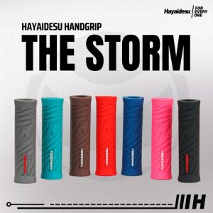 Hayaidesu Handgrip THE STORM - Hand Grip Motor Matic NMAX  PCX  ADV  VARIO  AEROX  XMAX  BEAT  SCOOPY  MIO