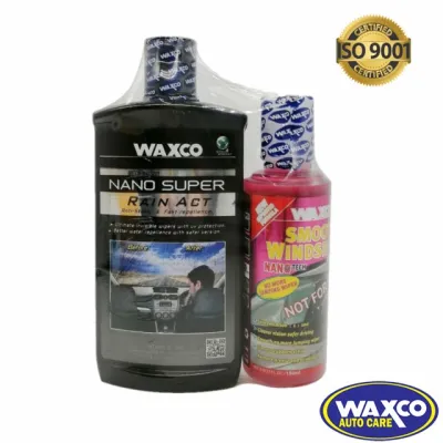 WAXCO Nano Super Rain Act 250ml + Smooth Windshield Cleaner 150ml