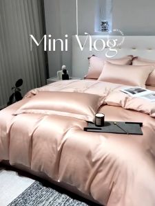【2 PCS 】High Quality Pillow Cover tencel Plain Pillowcase Cold Touch 48x74cm Solid Color Soft and Smooth