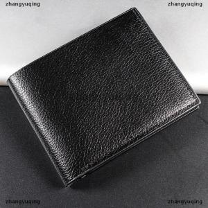 [COD] zhangyuqing Mens Wallet Leather Men Wallets Premium Product Artificial leather Wallets for Man Short Black Walet Portefeuille Homme