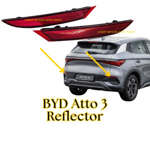 (ORI! READY STOCK) BYD ATTO 3 Reflector Rear Bumper Reflektor Belakang Bamper