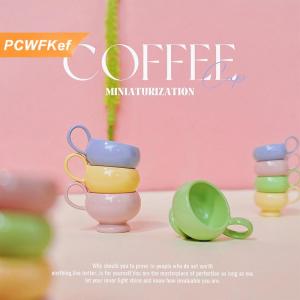 【PCWFKef】 1 Piece thu nhỏ cốc cà phê trang trí đồ chơi mô hình Dollhouse Mini Mug Cup teacup đồ nội thất Mô Hình DIY phụ kiện