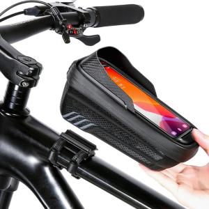 Easyly Install Bike Phone Mount Bag Outdoor Cycling Bag Large Capacity Bike Bag for Phone Storage Protecting