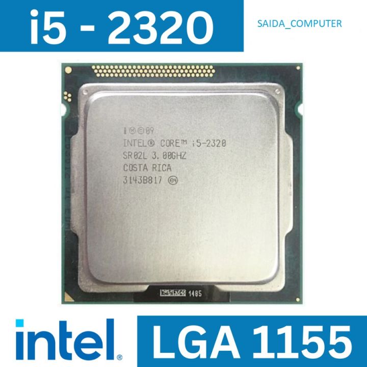 INTEL CORE I5 2320 - 3.00GHZ | UP TO 3.30GHZ | GEN KE 2 SANDY | LGA ...