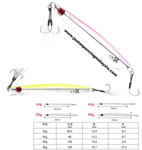 Jigman Funadaiko Super fast uvsi Jig Uv 40g Light Jig Slow Jig MALAYSIA STOCK 40g