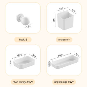 Desktop File Organizer with Pegboard Storage Box File Holder Book Paper Storage Rack Document Organizer File Box